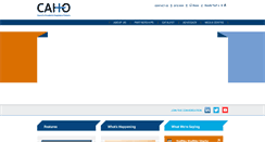 Desktop Screenshot of caho-hospitals.com